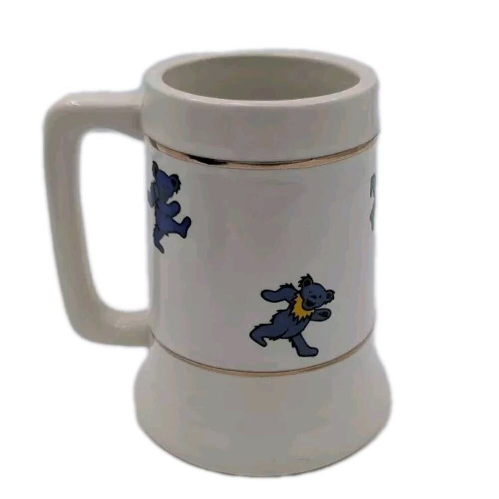 Grateful Dead Rainbow Dancing Bears Stein GDM Inc 1987 Official Merchandise - Picture 3 of 10